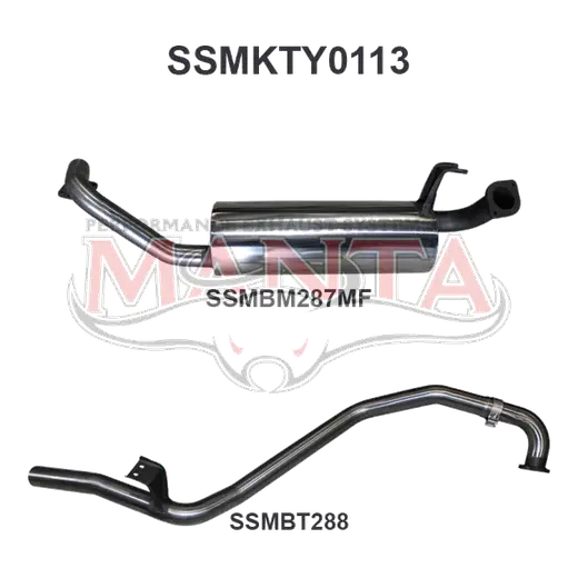 Toyota FZJ80 Landcruiser 2.5in off Extractors product image