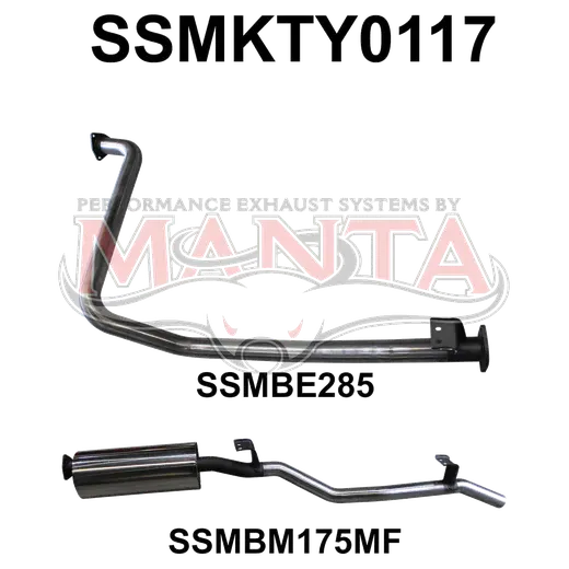 Toyota Landcruiser FZJ79 2.5in off Engine Pipe product image