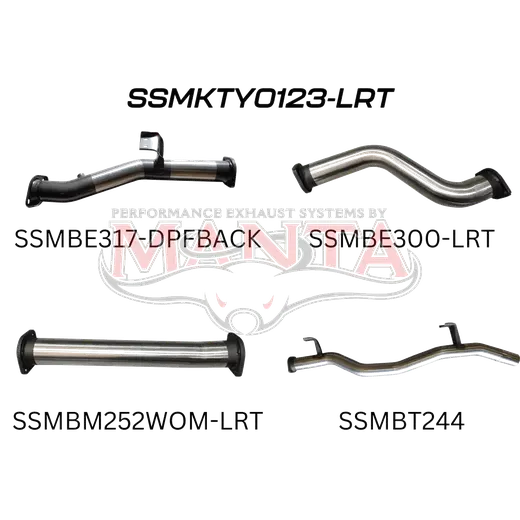 VDJ79 Single & Dual Cab Ute 3in DPF Back WOM, to suit TLC79SCA LRA 90L Auxiliary Long Range Tank product image