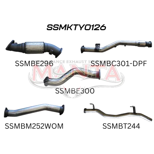 Toyota Landcruiser VDJ79 V8 Ute 3in With Cat & WOM DPF product image