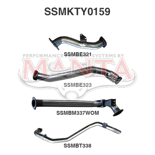 Toyota Landcruiser HDJ80 1HD Wagon 3in From Turbo Back WOM product image