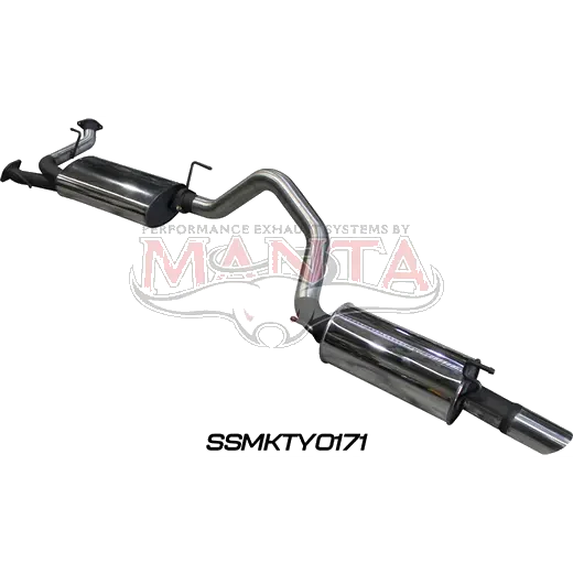 Landcruiser URJ202 4.6L/LX570 5.7L V8, 2012 On, 3in Catback Muffler Centre & Rear With 3¼in Tip product image
