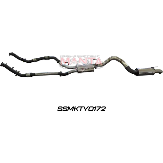 Toyota Landcruiser VDJ200 DPF 3in Dual With Cats & Centre Muffler-4in Rear Muffler product image