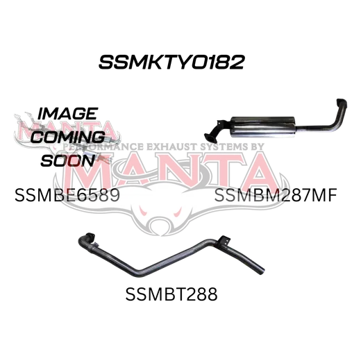 Toyota Landcruiser HZJ80 4.2L Diesel Manifold Back 2.5in Exhaust System product image