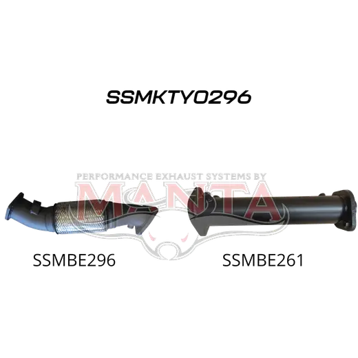 VDJ79, VDJ76, VDJ78 V8 4.5L, 3in DPF Replacement Without Cat (To Suit Factory DPF Back Position) product image