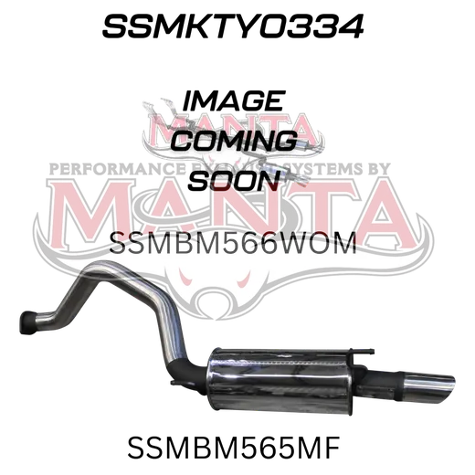 Landcruiser URJ202 4.6L/LX570 5.7L V8, 2012 On, 3in Catback No Muffler Centre, With Muffler Rear product image