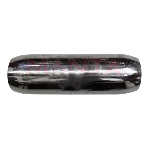 2 1/2in (63.5mm), 24in Long, Spigotless Perforated Hotdog Resonator, Stainless Steel product image