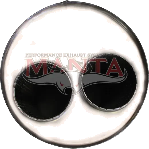 3in, 8in Round Offset/Same Side, Twin In/Twin Out, 14in (350mm) Long, Megaflow Muffler - Medium product image
