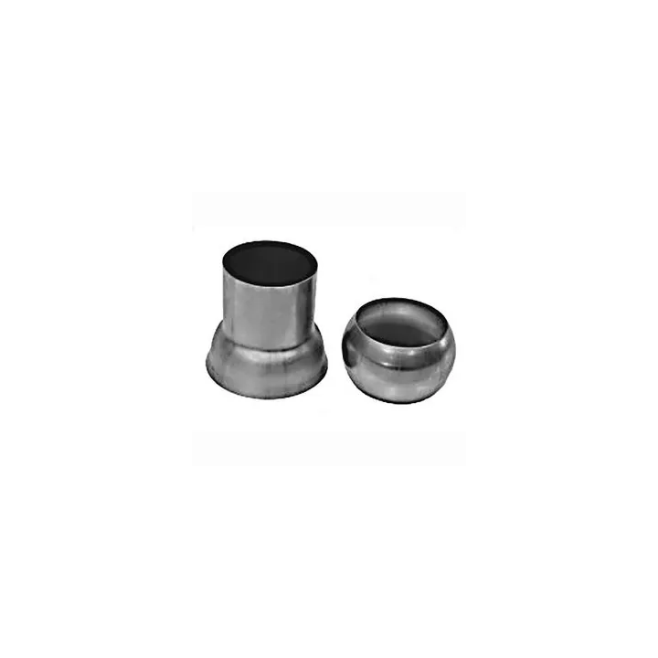 127mm (5in) TRUCK EXHAUST TILT CAB CONNECTOR BALL AND BALL SET MILD STEEL product image