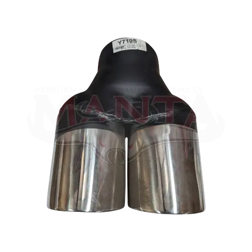 2 1/2in Expandable Inlet, 2 x 3 1/4in Outlet OD, 10 1/2in Long, Twin Bore Round Angle 20 degree  Cut product image