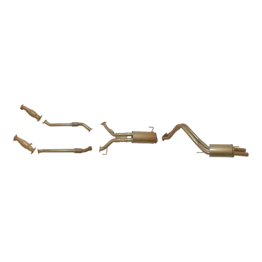 Toyota LandCruiser 200 Series VDJ200 4.5L V8 Twin Turbo Diesel (1VD-FTV) 2008 – Sept 2015 (Non-DPF) – Twin 2.5" Turbo Back Exhaust System with Cat Converters, Centre Muffler & Rear Resonator product image