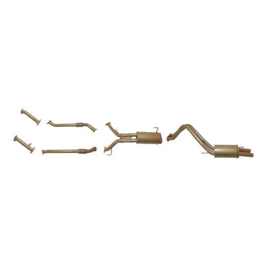 Toyota LandCruiser 200 Series VDJ200 4.5L V8 Twin Turbo Diesel (1VD-FTV) 2008 – Sept 2015 (Non-DPF) – Twin 2.5" Turbo Back Exhaust System with Centre Muffler & Rear Resonator product image