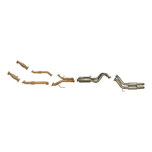 Toyota Landcruiser 200 Series V8 4.5L Diesel Twin Turbo 2008 to Sep 2015 (without DPF/Air Purifier) - Twin 3" with CATS Kit product image