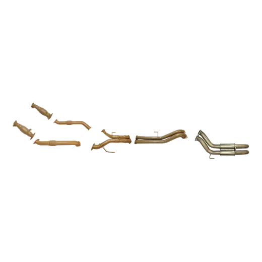Toyota Landcruiser 200 Series V8 4.5L Diesel Twin Turbo 2008 to Sep 2015 (without DPF/Air Purifier) - Twin 3" with CATS and Rear Resonators Kit product image