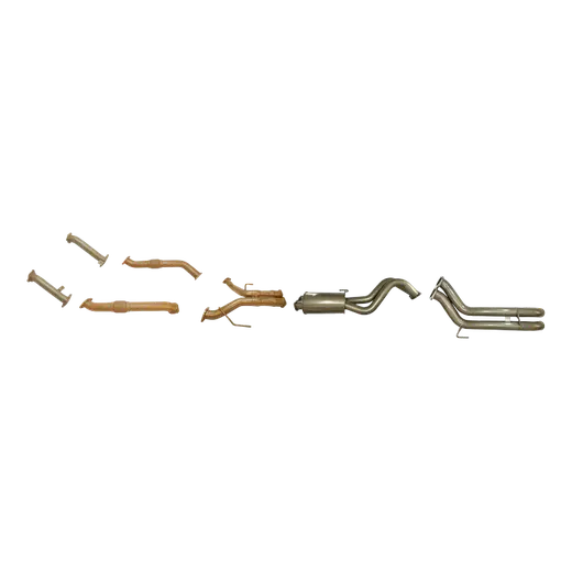 Toyota Landcruiser 200 Series V8 4.5L Diesel Twin Turbo 2008 to Sep 2015 (without DPF/Air Purifier) - Twin 3" with Rear Pipe Only Option Kit. product image