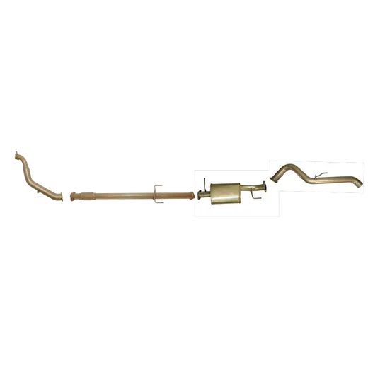 Mitsubishi Triton ML/MN 2.5L TD Dual Cab 2008 to 2015 - Single 3" with Rear Pipe Only Option Kit. product image