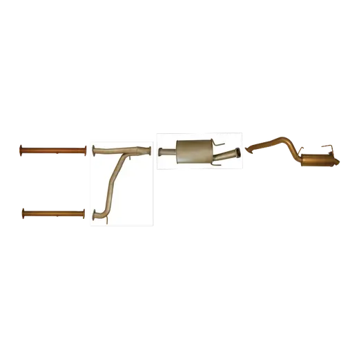 Nissan Patrol Y62 5.6 Litre V8 2013 to current - Single 3" Manifold Cat Back Kit product image