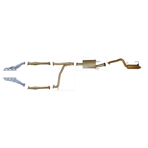 Nissan Patrol Y62 5.6 Litre V8 2017-Current (Series 4-5) - Single 3" With Headers, Cats, Wiring Extensions and Engine Light Adaptors Kit product image