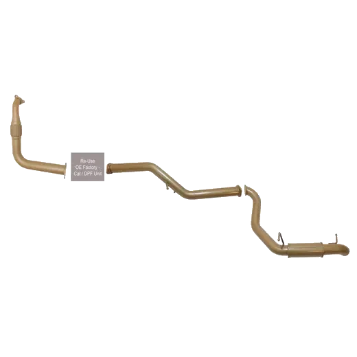 Mitsubishi Pajero NS - Auto Only (4M41T) 3.2L Turbo Diesel Nov 2006 to Aug 2009 DPF Model - 3 Inch (DPF Back Exhaust System with Rear Resonator product image