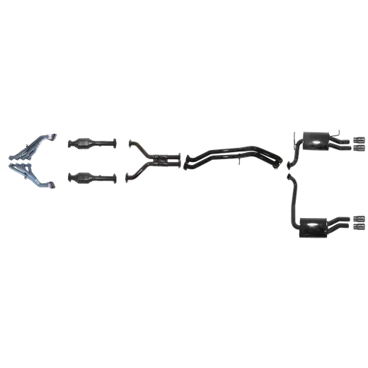 Ford Falcon GT BF 5.4L Boss Tri-Y Headers And Full System - No Centre Muffler - Duel Outlet product image