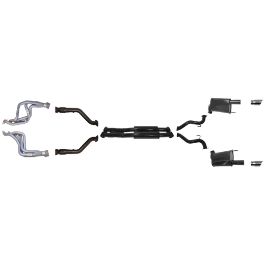 Ford Mustang Coupe 2015 to 2017 5.0L Headers, Cats And Twin 2 1/2 Inch System to Suit RH Drive Only product image