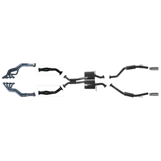 Holden 2005 - 06 CV8Z Monaro Duel Outlet 1 7/8 Tuned Headers 2 1/2 Inch System product image