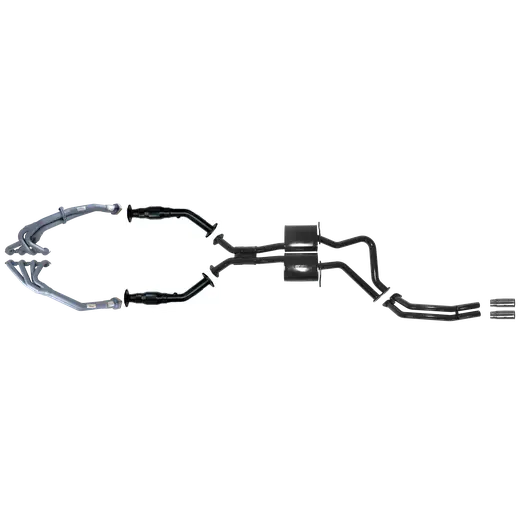Holden VU and VY Series 1 8 Cylinder Ute Try-Y Headers 2 1/2 Inch System With Rear Pipe Only product image