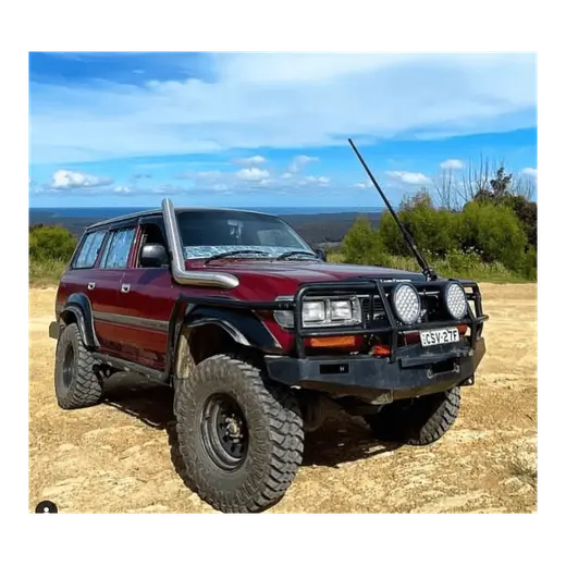 Drivers Side Stainless Snorkel to suit Toyota 80 Series Landcruiser (Long Entry) product image