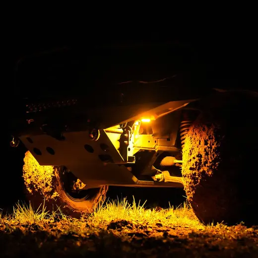 Cyclone V2 LED - Rock Light - 6-Light System - Amber - 5W Flood Beam product image