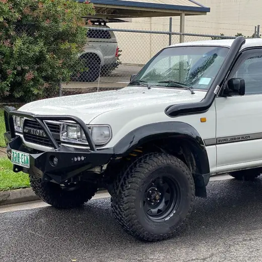 Passenger Side 4" Stainless Snorkel to suit Toyota 80 Series Landcruiser Short Entry product image