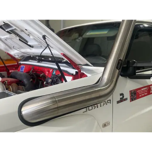 Stainless Snorkel to suit Nissan Gu Patrol (5" Passenger Side Long Entry) product image