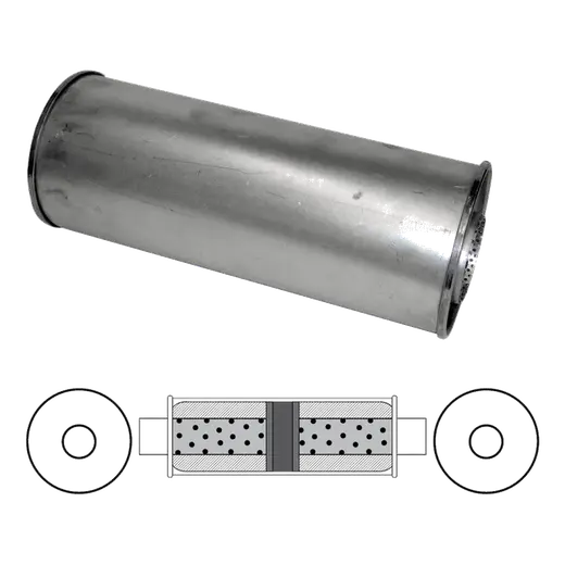 6" Round, 14" Long, 3" Centre/Centre - Chambered product image