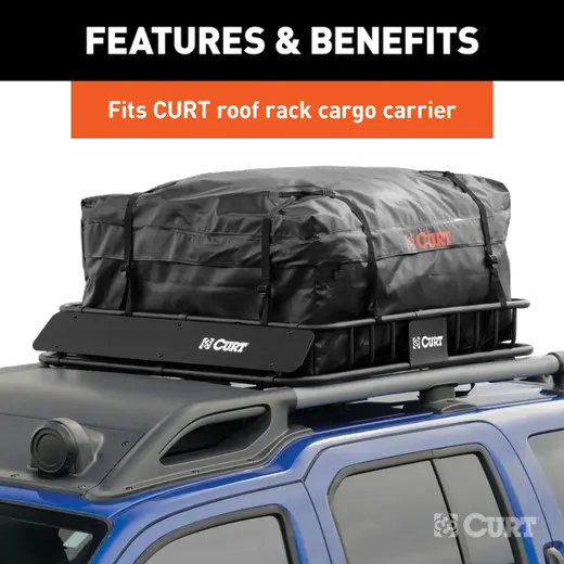CURT Weatherproof Vinyl Cargo Bag (96cm x 86cm x 46cm) product image