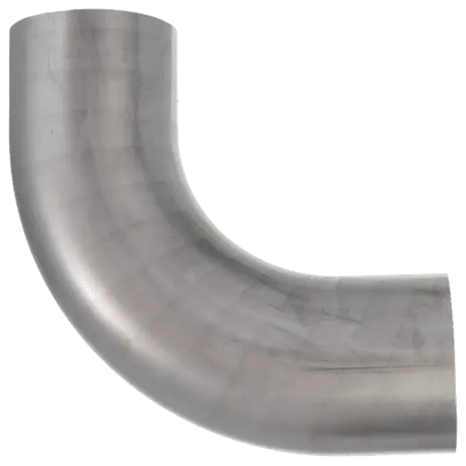 3 5 90MM 304 90 Degree 1D Stainless Steel Bend Tight RA Brushed Finished Long LE product image