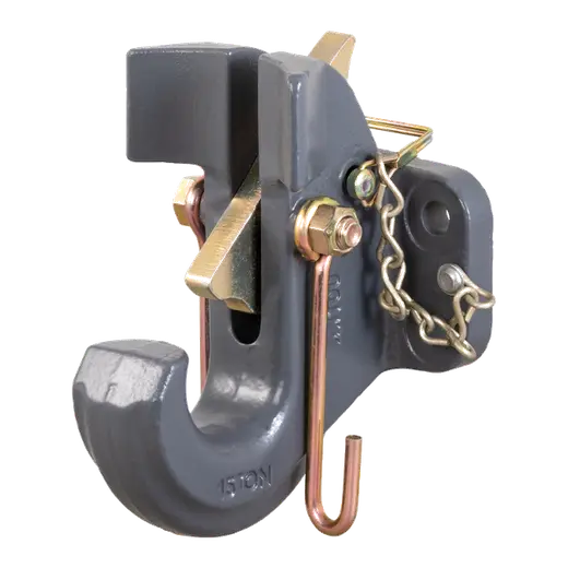 CURT SecureLatch 13.5t Pintle Hook (Flat Mount) product image