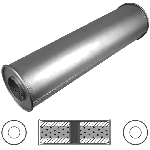 6 Round 24 Long ID 2 1 4 C C Chambered Aluminised product image