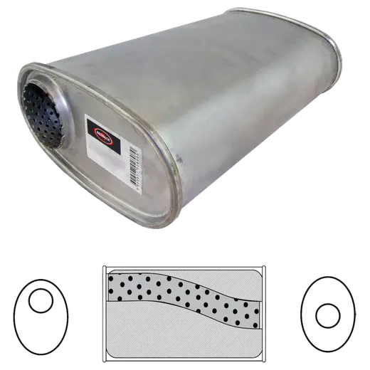 8 X 4 Oval 14 Long 2 Offset Centre Megaflow NO Spigots product image