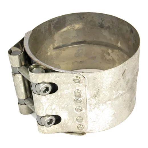 Stepped Strap Clamp - Flex 107mm to Pipe 102mm - Stainless product image