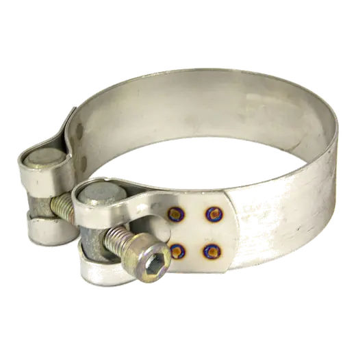 PipeFit Clamp - 35mm wide - 102mm to 108mm - 409 Stainless product image