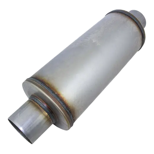 Redback Resonator 5" Round, 12" Long, 3", C/C, Megaflow , 409 Stainles product image