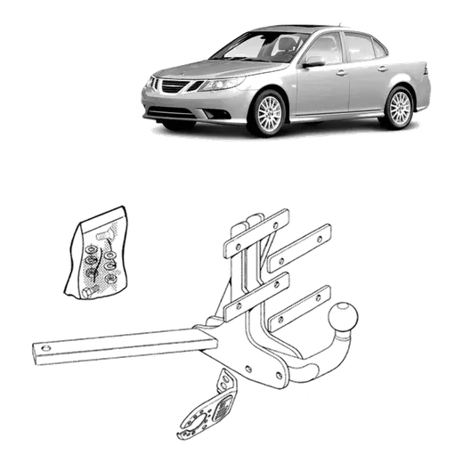 Brink Towbar European for Saab 9-3 (09/2002 - 02/2015) product image