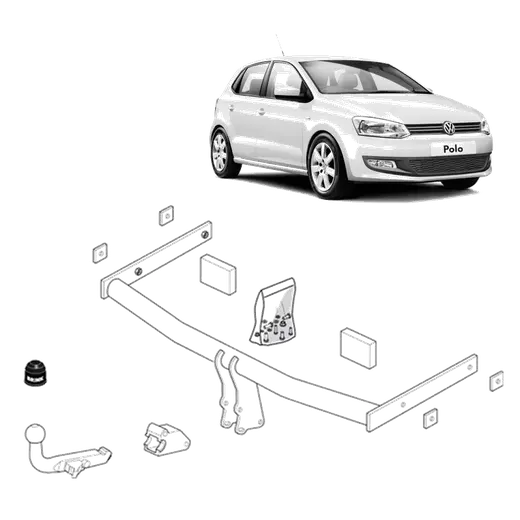 Brink Towbar European for Volkswagen Polo (10/2001 - on) product image