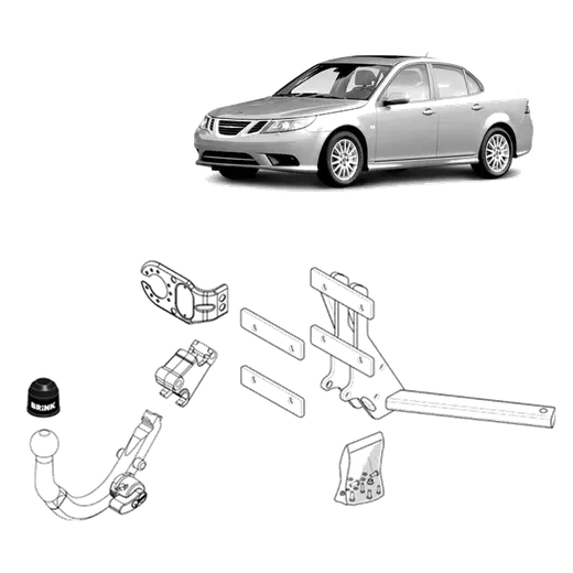 Brink Towbar European for Saab 9-3 (09/2002 - 02/2015) product image