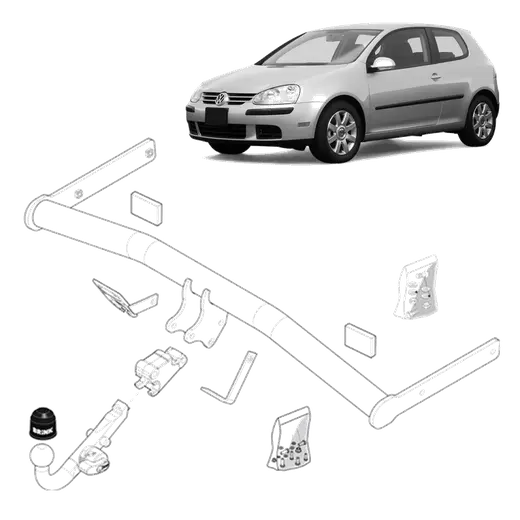 Brink Towbar European for Volkswagen Golf (10/2003 - 07/2010) product image