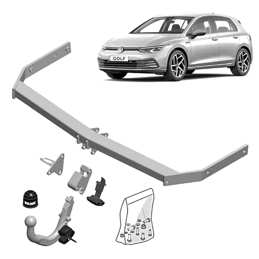 Brink Towbar European for Audi A3 (07/2008 - on), Volkswagen Golf (10/ product image