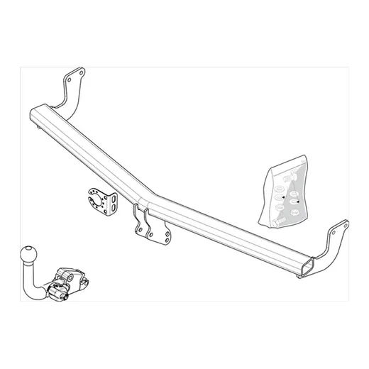 Brink Towbar European for Citroen C3 (11/2009 - 10/2016), Citroen DS3 product image