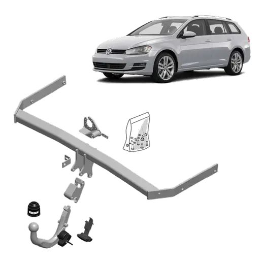 Brink European Style Towbar &amp; Direct Fit Wiring for Volkswagen Golf Wa product image