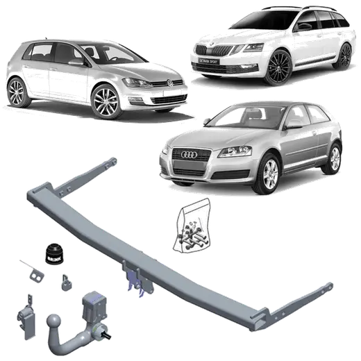 Brink Towbar and Universal Wiring Harness for Audi A3 (04/2012 - 06/20 product image