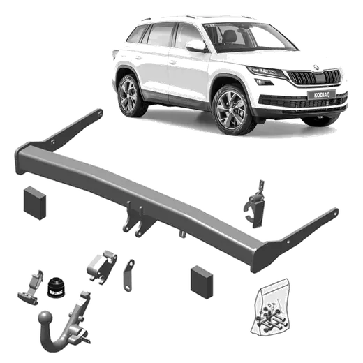 Brink Eurpoean Style Towbar &amp; Universal Wiring for Skoda Kodiaq (10/20 product image