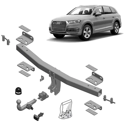 Brink European Style Towbar Direct FIT Wiring for Audi Q7 01 2015 on product image